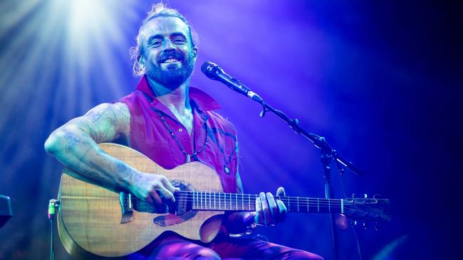 Xavier Rudd performing at Bluesfest 2022. Picture: Lachlan Douglas