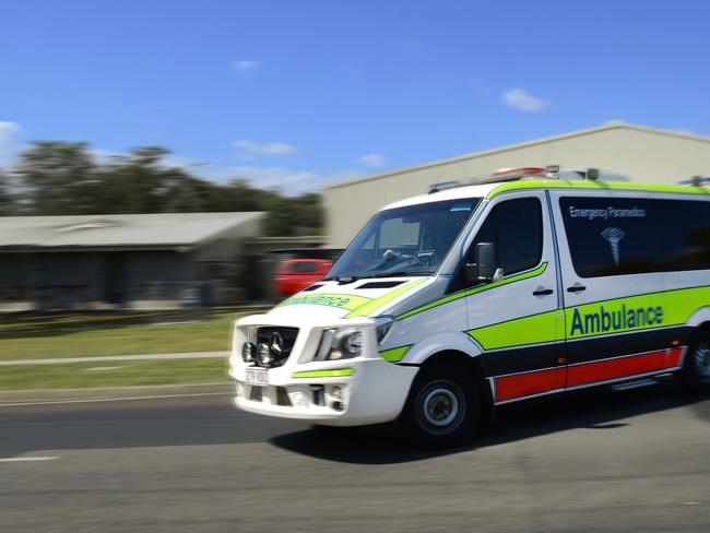 Paramedics respond to two-car crash in city