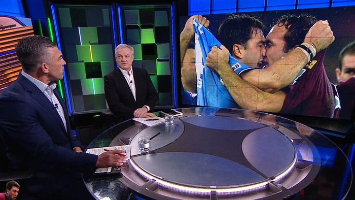 Braith Anasta and Paul Kent pay tribute to Terry Hill.