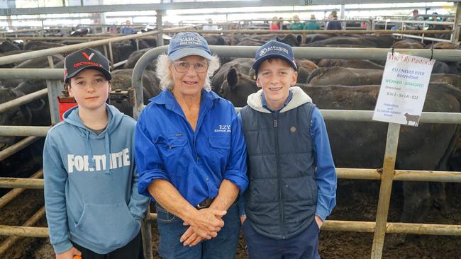 Jack, Heather and Riley Drysdale. Picture: Rachel Simmonds