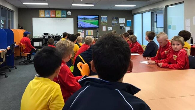 Students have access to wide range of technology and coaching as part of the Sunshine Coast Fire's academy. Photo: Fire FC Facebook