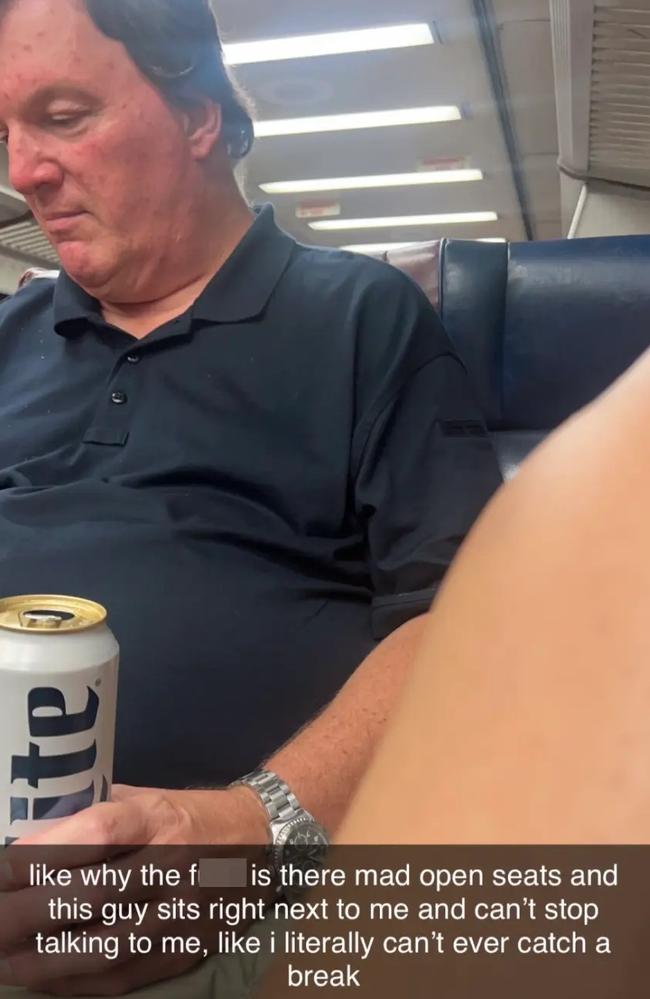 Rex Heuermann seen holding a Miller Lite. Picture: Kaylin Morales