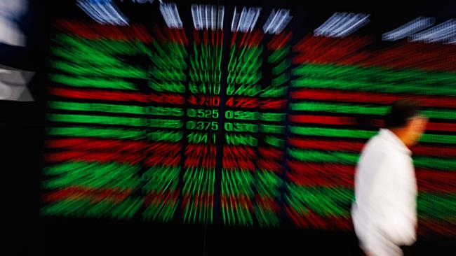 SYDNEY, AUSTRALIA - NewsWire Photos, October 29 2024. GENERIC. Stocks. Finance. Economy. Stock price ticker of the Australian Stock Exchange, ASX, at their offices on Bridge Street. Picture: NewsWire / Max Mason-Hubers