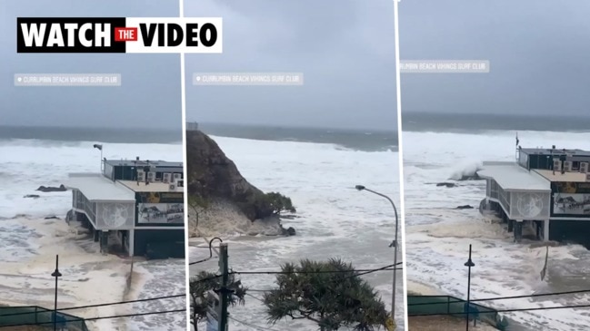 Evacuation warning as heavy rainfall smashes coast