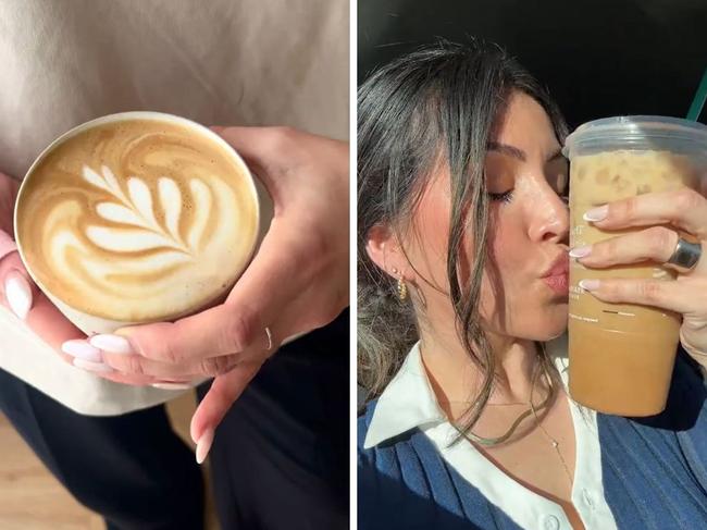 Happy female friends communicating in a café.