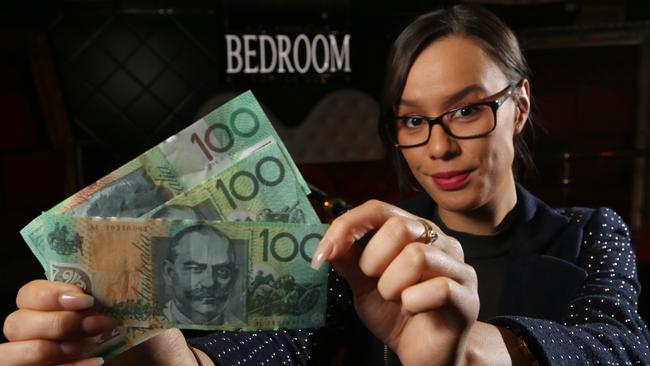 Bartender Jesse Tawhi, who noticed a patron was using fake $100 notes to buy drinks. Picture: Glenn Hampson