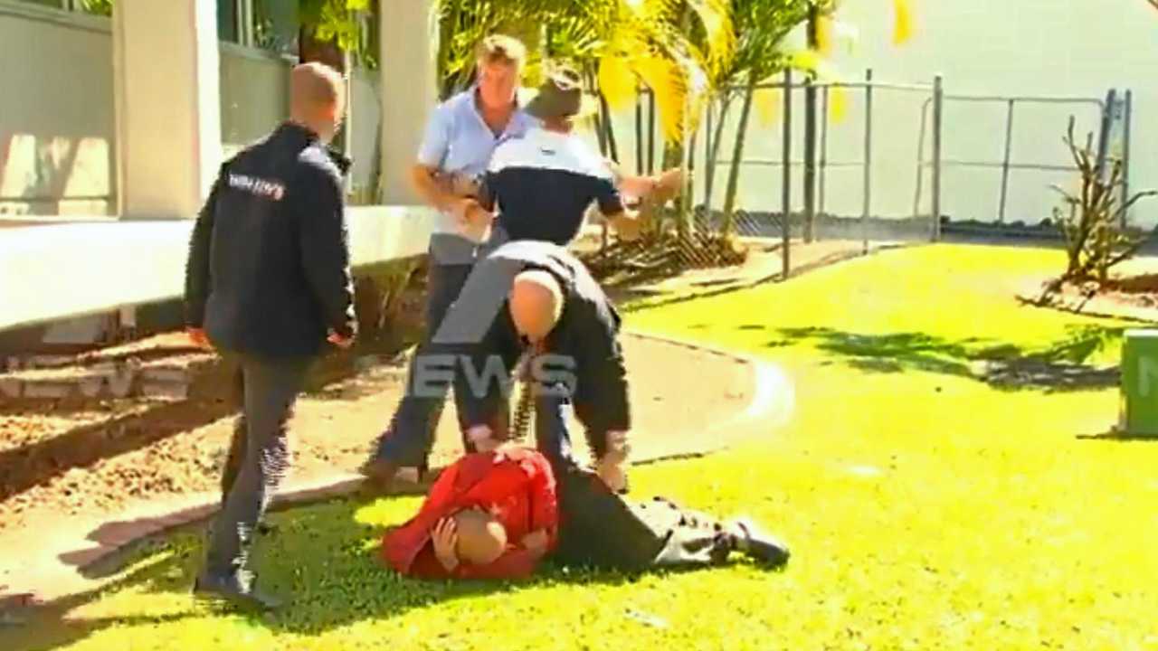 Top Cop S Crushing Tackle Brings Down Serial Pest The Courier Mail