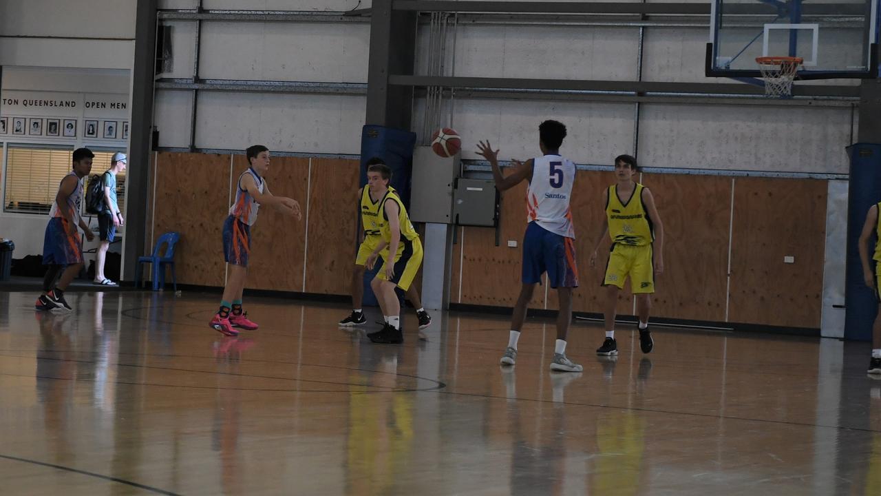 U18 Boys 2 Hervey Bay Hurricanes vs Maranoa Heat in the CQJBC at Hegvold Stadium on Sunday.