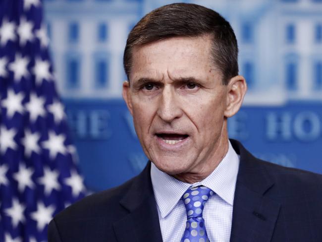 Former National Security Adviser Michael Flynn. Picture: AP