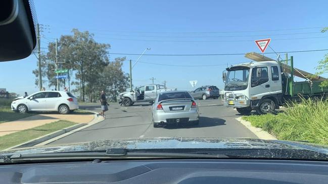 The intersection at Old Pitt Town Road, Terry Road and Fontana Drive in Box Hill. Picture: Supplied