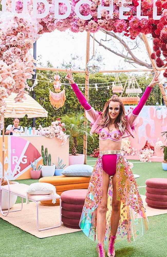 Rebecca Judd at Juddchella. Picture: Instagram