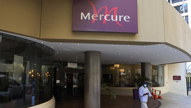 The latest coronavirus leak occurred at the Mercure Hotel in Perth. Picture: Getty Images.