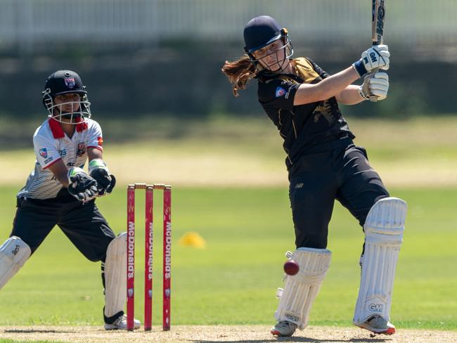 Skye Halmarick can attack with bat and ball. Picture: Cricket NSW.