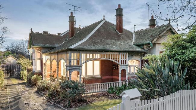 Melbourne’s top notified sale was in Hawthorn, where this four-bedroom, two-bathroom brick Federation home fetched $5,025,000.