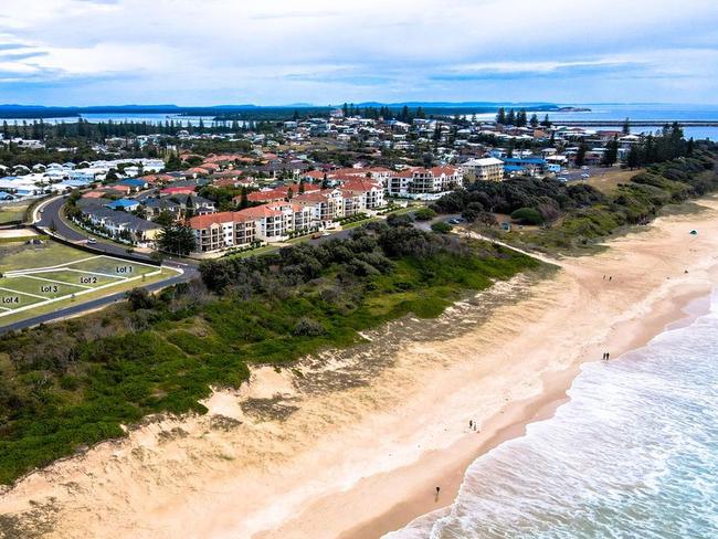 Five of the six Dunes Estate lots in Yamba have sold for over a million each.