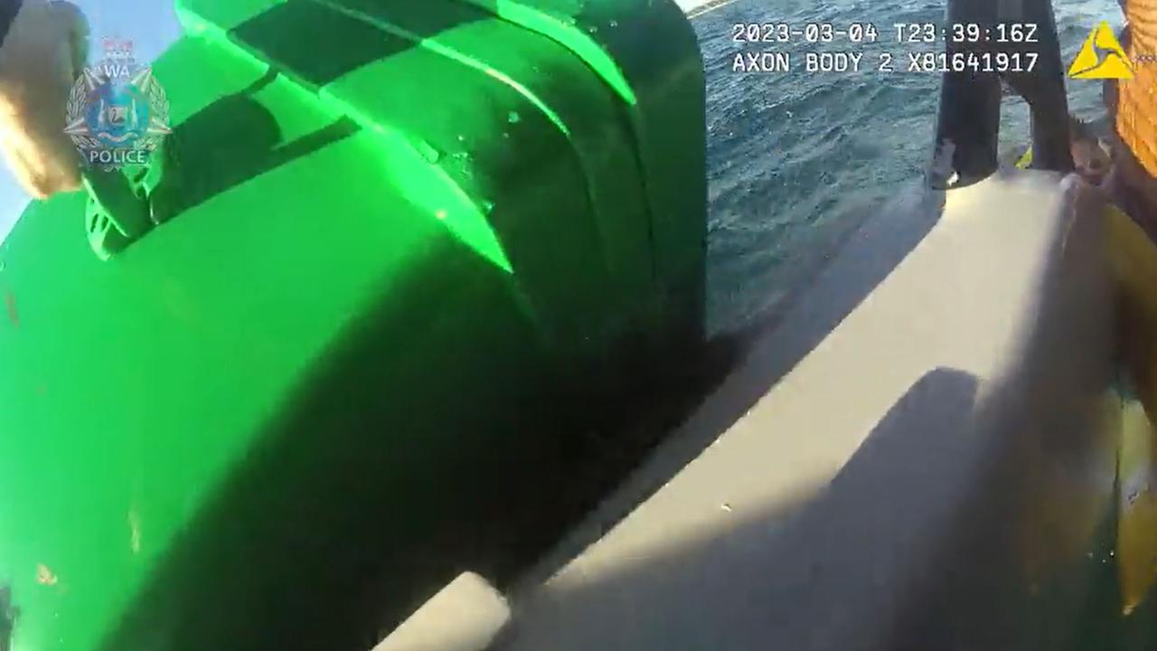 When the Esky was retrieved the men realised it was not the one they wanted to save. Picture: WA Police