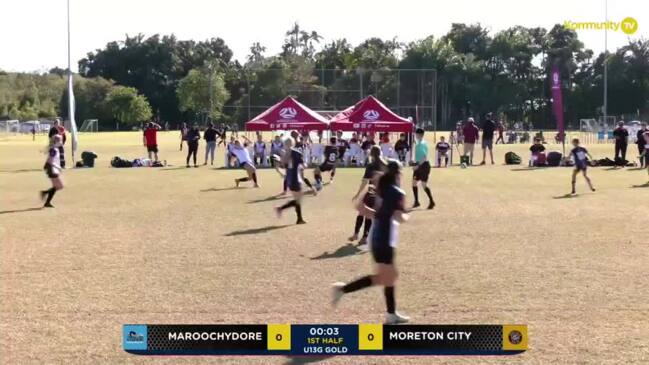 Replay: Maroochydore FC v Moreton City Excelsior (U13 girls gold cup) - Football Queensland Junior Cup Day 2