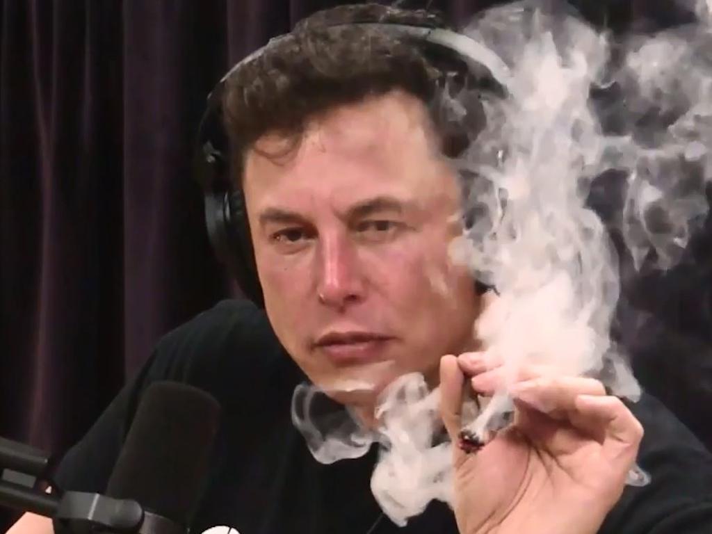 While under investigation by the SEC, Mr Musk went on Joe Rogan’s podcast and smoked a blunt.