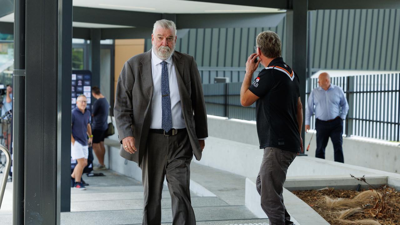 Confusion is growing at the Wests Tigers over Shane Richardson’s appointment as interim CEO and cloudy details over a possible conflict of interest. Picture: David Swift
