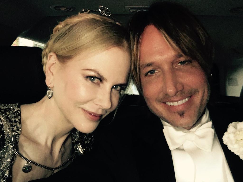 Check out all the excitement on social media as stars celebrate the 2016 Met Gala ... Nicole Kidman and Keith Urban. Picture: Facebook