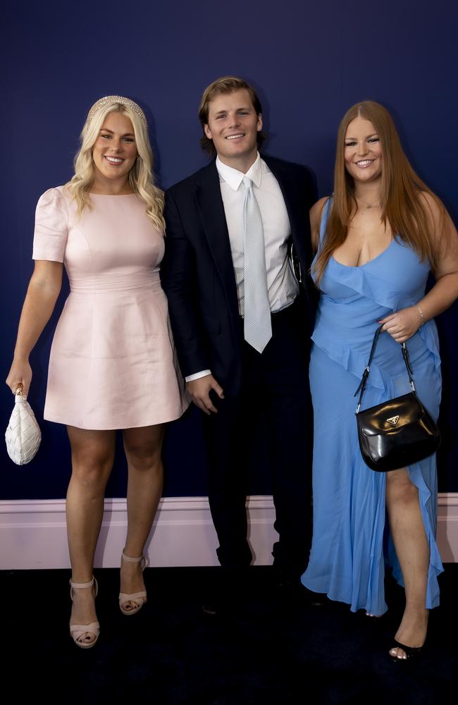 Brooke Jackson and Summer Warne posed together in the Birdcage. Picture: Sam Tabone/Getty Images