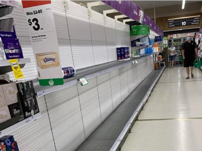 Store shelves stripped bare in pockets of the Coast