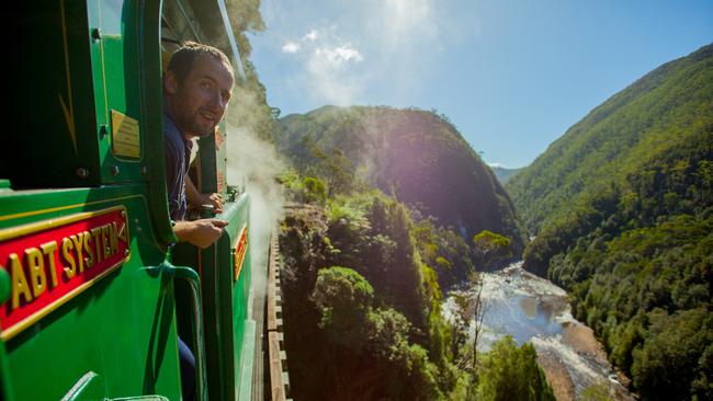 The West Coast Wilderness Railway, Strahan.