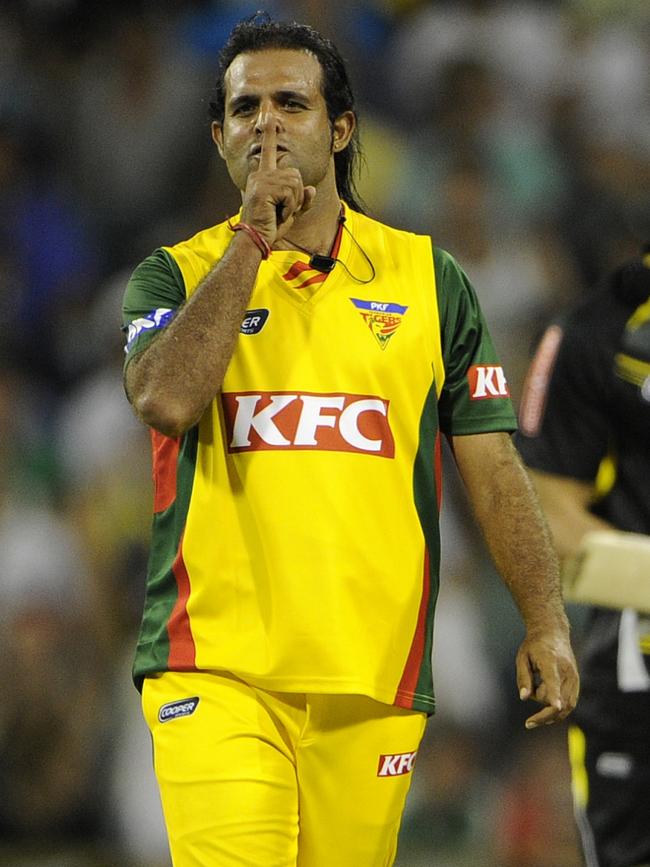 Rana Naved-ul-Hasan playing for Western Australia in 2010. Picture: Wilkins Daniel