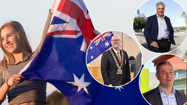 Blacktown Mayor Brad Bunting, Fairfield Mayor Frank Carbone and Liverpool Mayor Ned Mannoun have thrown their support behind Australia Day celebrations and ceremonies.