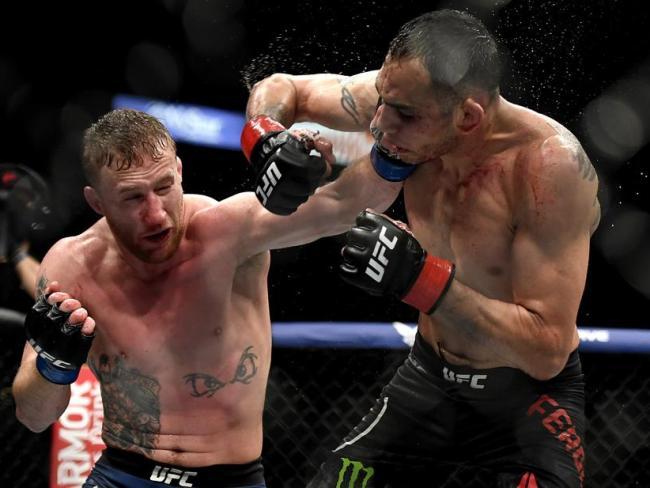 Gaethje landed blow after blow to earn a fifth round TKO.