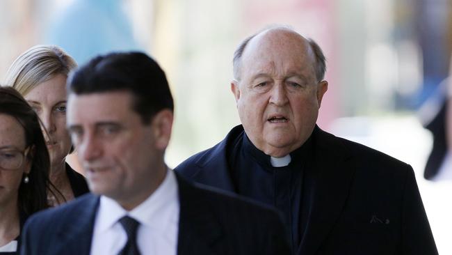 Adelaide Archbishop Philip Wilson arrives at Newcastle Local Court on Thursday. Picture: Darren Pateman/AAP