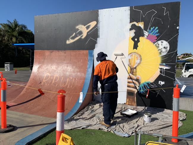 Death threats, vile abuse follows skate park artwork removal