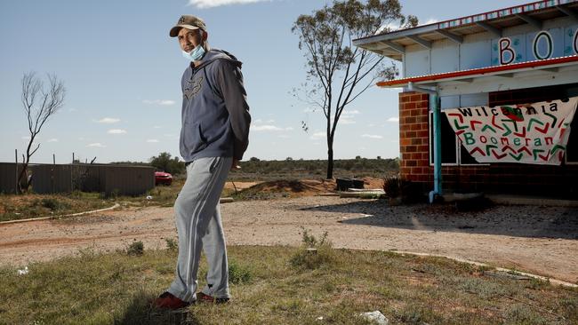 Barkantji man Michael Kennedy was one of the first in Wilcannia to test positive. Picture: Chris Pavlich