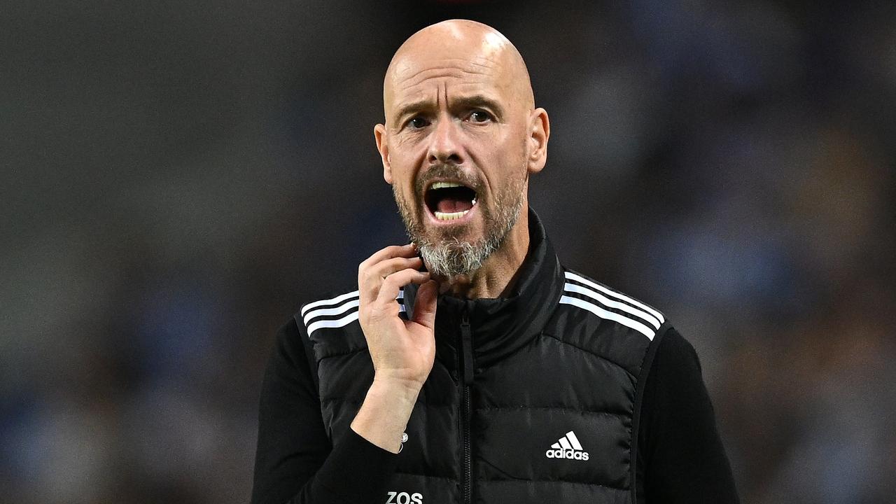 Erik ten Hag, Manager of Manchester United. (Photo by Octavio Passos/Getty Images)