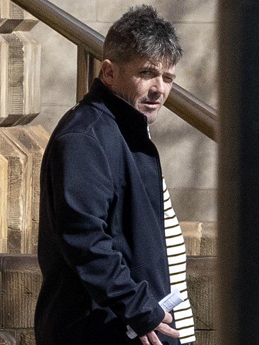 Heath Tonkin, outside court, has proclaimed his innocence and claimed to the judge he was “wrongly informed” by his former lawyer. Picture: Emma Brasier
