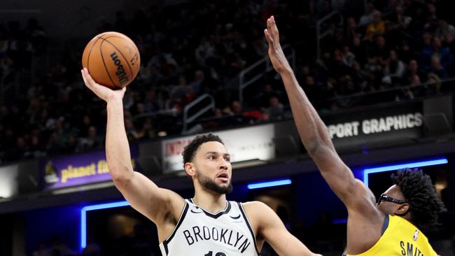 Simmons has conceded he could have handled his 76ers departure better, but has improved since joining Brooklyn. Picture: AFP.