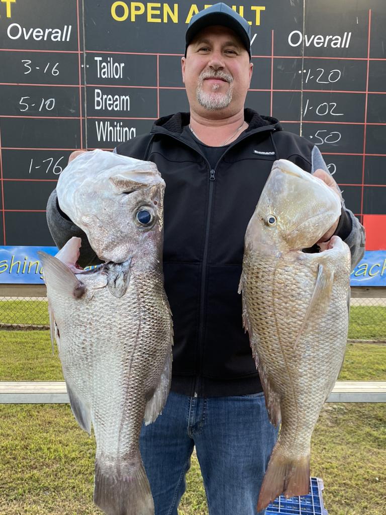 05/05/2023 - Another couple of big fish caught at last year’s Rainbow Beach Family Fishing Classic. Picture: supplied