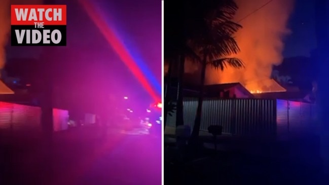 House erupts in flames at Wellington Point