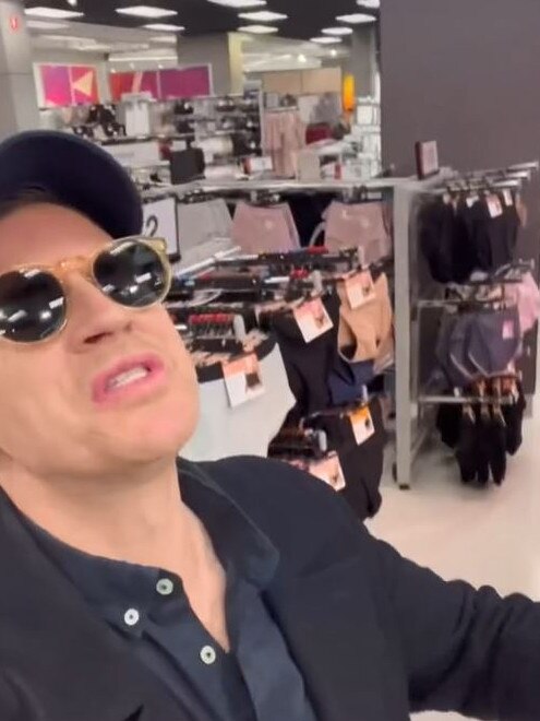 He immediately went to Kmart to investigate. Picture: TikTok/@sammactiktok