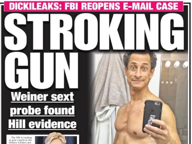 Hillary Clinton ‘classified Emails On Anthony Weiners Laptop Au — Australias 1939