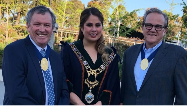 Councillor Rex Flannery (left) has announced his resignation from Casey Council.