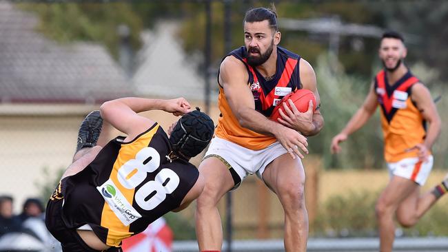 Dion Hill started the season with a five-goal haul. Picture: Steve Tanner