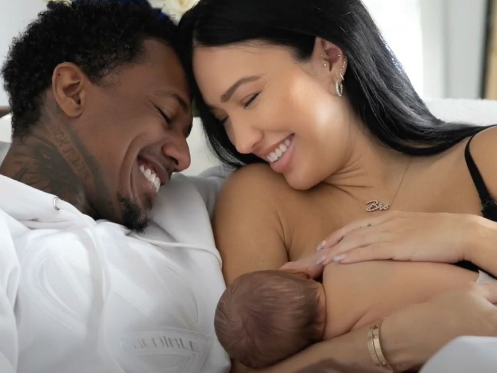 Nick Cannon and Bre Tiesi's baby boy has arrived. Picture: Bre Tiesi/YouTube