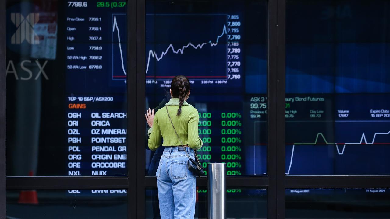 The ASX 200 lost 110.6 points, or 1.5 per cent, to close at 7095.7 after a surprisingly large interest rate hike. Picture: NCA NewsWire / Gaye Gerard