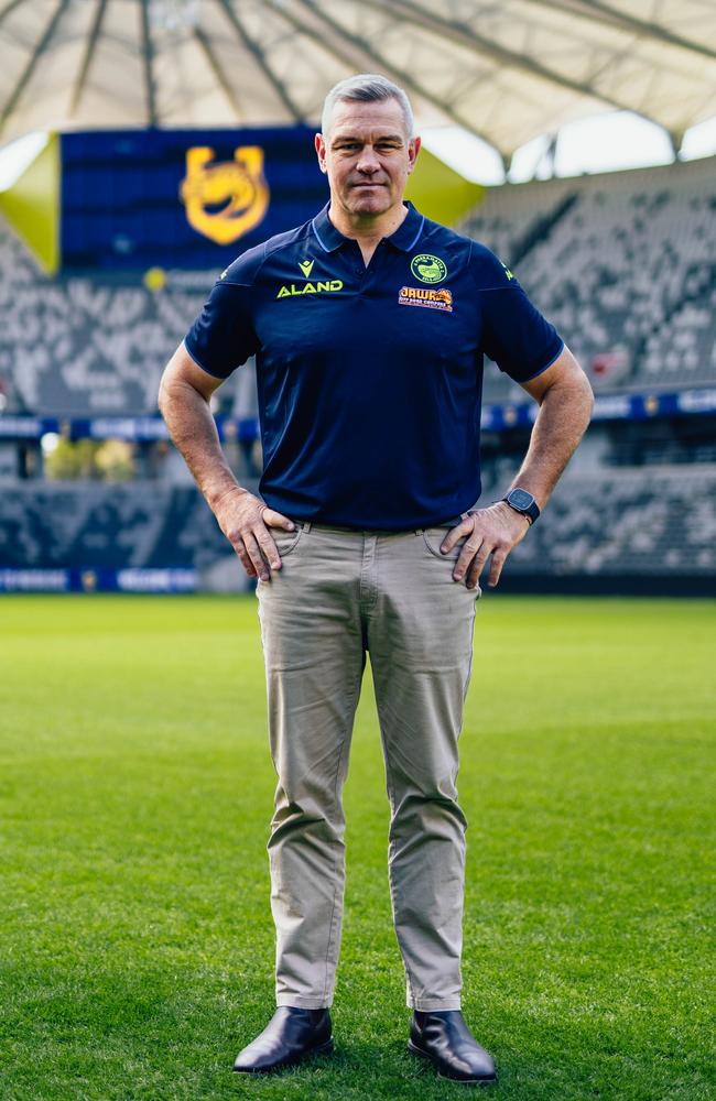 New Parramatta Eels coach Jason Ryles CommBank Stadium.