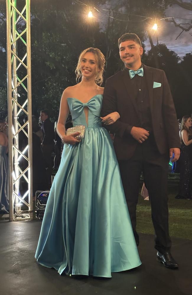 The students of Hervey Bay State High School enjoy their formal.