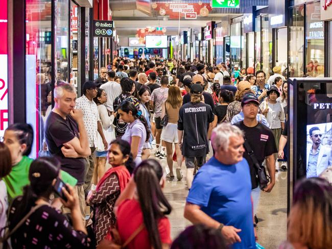 Boxing Day Sales.Huge crowds at DFO Brisbane looking to snap up a bargain.Picture: Nigel Hallett