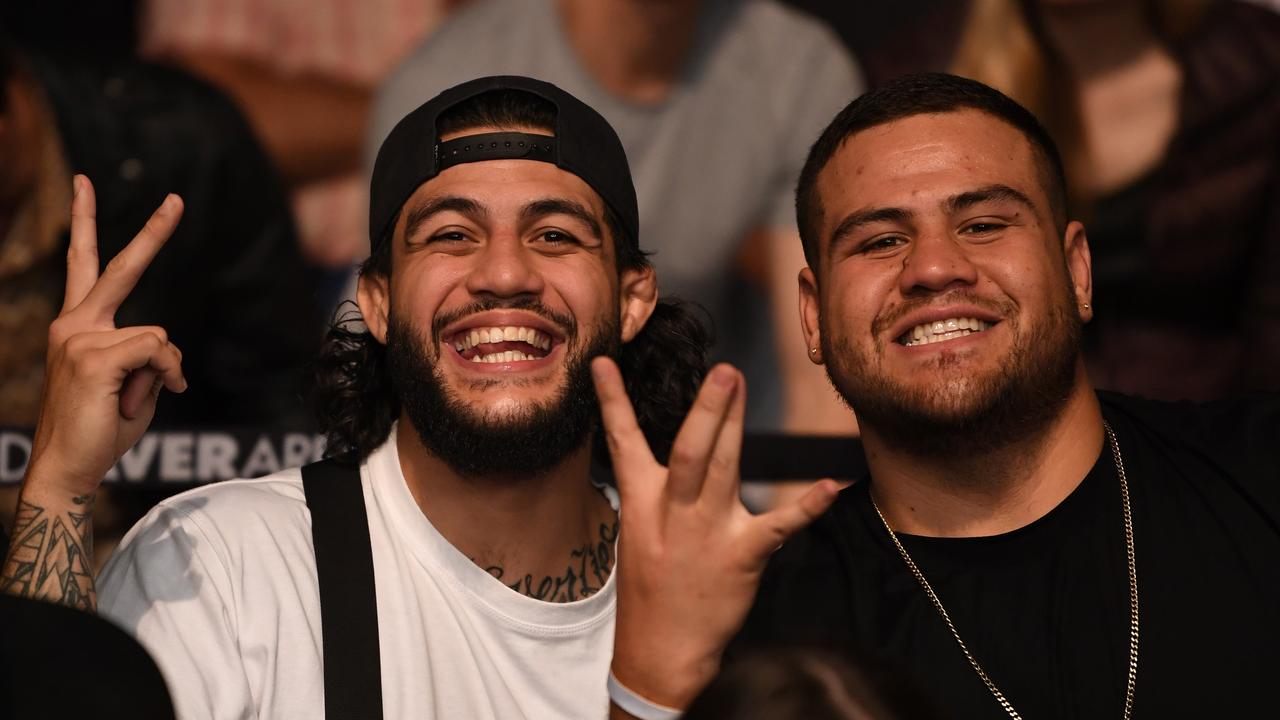 Tyson Pedro (L) and Tai Tuivasa (R) have huge plans for Drink West. Picture: Getty Images