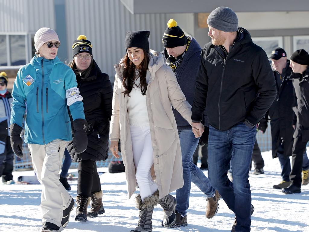 Prince Harry and Meghan Markle are in Canada to mark one year before the Duke’s Invictus Games 2025. Picture: Getty Images