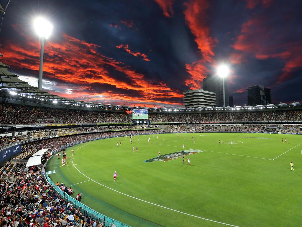 The Gabba is in need of a ‘bit of an upgrade’. Picture: Jono Searle/AFL Photos/Getty Images